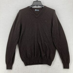 Purely Merino‎ Cashmere Sweater Mens Medium Brown Australian Merino Wool Blend